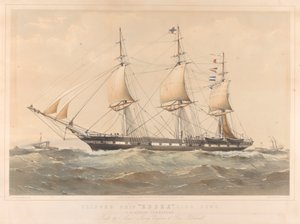Clipper-skibet Essex 1100 tons af Thomas Goldsworth Dutton