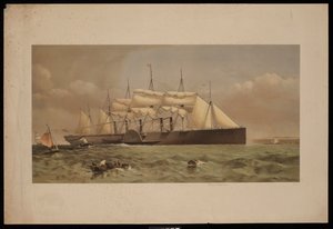 Dampskibet Great Eastern af Thomas Goldsworth Dutton