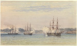 Kinakrigen 1857, tre af HM