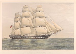 Clipper-skibet Malabar på 1350 tons