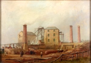 Hartley Colliery efter katastrofen, 1869