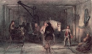 Pit Ponyer og vogn af Thomas H. Hair