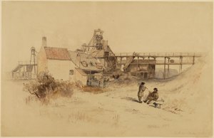 The B Pit, Fawden Colliery af Thomas H. Hair
