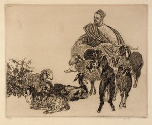 Uden titel (Araber med geder)
