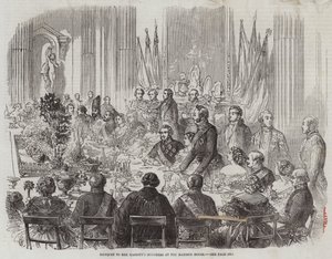Banket til Hendes Majestæts Ministre i Mansion House af Thomas Harrington Wilson