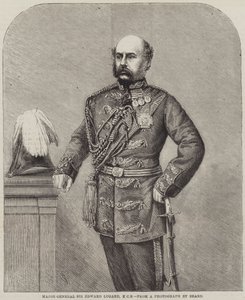 Generalmajor Sir Edward Lugard, KCB af Thomas Harrington Wilson