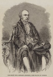 Højre ærede Richard Atkinson, overborgmester i Dublin