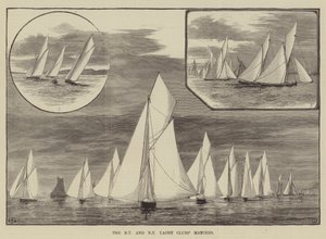 The Royal Thames og New Thames Yacht Clubs kampe af Thomas Harrington Wilson