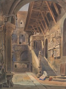 Court of the Bargello, Firenze af Thomas Hartley Cromek