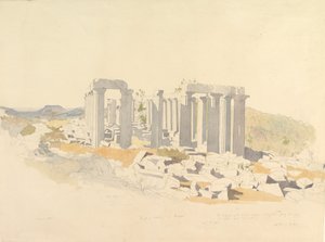 Apollontemplet i Bassae, 1843.