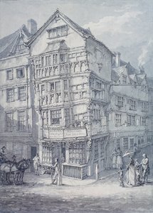 Chancery Lane, London, 1814 af Thomas Hearne
