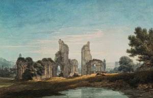 Glastonbury Abbey, 1795 af Thomas Hearne