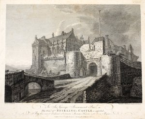 Udsigt over Stirling Castle, eng. William Byrne, pub. 1781 af Thomas Hearne