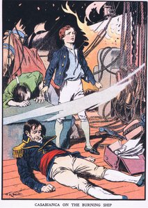 Casabianca (farvelitografi) af Thomas Heath Robinson