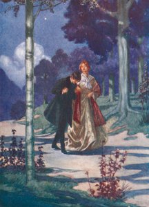 Edvard Grieg: Wood-Wandering (farvelitografi)