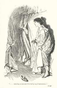 Illustration til A Sentimental Journey af Laurence Sterne (litografi) af Thomas Heath Robinson