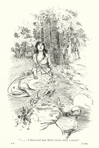 Illustration til A Sentimental Journey af Laurence Sterne (litografi) af Thomas Heath Robinson
