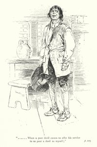 Illustration til A Sentimental Journey af Laurence Sterne (litografi) af Thomas Heath Robinson