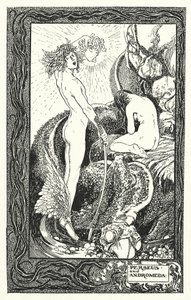 Perseus og Andromeda (litografi) af Thomas Heath Robinson