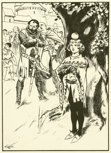 Tells søn og æblet (gravering) af Thomas Heath Robinson