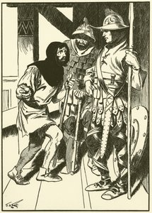 Kulbrænderen på slottet (kobberstik) af Thomas Heath Robinson
