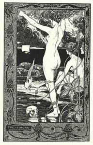Sirenerne (litografi) af Thomas Heath Robinson