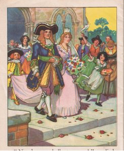 Brylluppet (litografi) af Thomas Heath Robinson