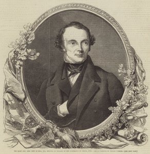The Right Honorable Lord John Russell, MP, minister for England ved Wienerkonferencen, 1855