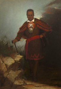 Rød jakke Sagoyewatha, 1868.