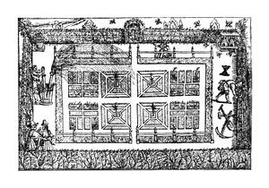 En have, fra "Gartnerens labyrint", 1577
