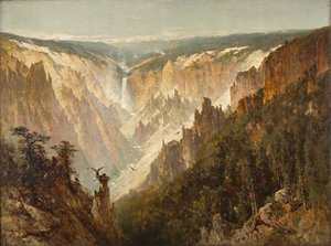 Yellowstones Grand Canyon, ca. 1884