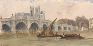 Westminster Bridge og klosteret af Thomas Hollis