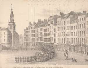 Sydsiden af St. Pauls Kirkegård af Thomas Horner