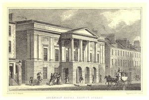 Forsamlingslokaler, George Street (gravering) af Thomas Hosmer (after) Shepherd