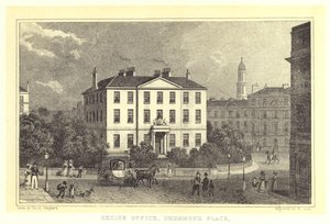 Punktafgiftskontoret, Drummond Place (gravering) af Thomas Hosmer (after) Shepherd