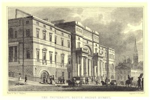 Universitetet, South Bridge Street (gravering) af Thomas Hosmer (after) Shepherd