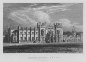 Abercairney Abbey, Perthshire (gravering) af Thomas Hosmer Shepherd