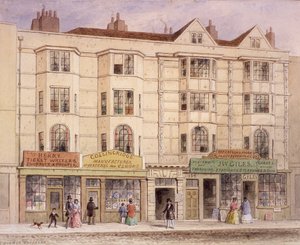Aldersgate Street, London, 1851 af Thomas Hosmer Shepherd
