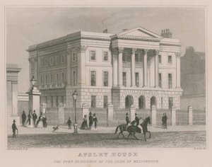 Apsley House, Hyde Park Corner, London, residensen for hertugen af Wellington af Thomas Hosmer Shepherd