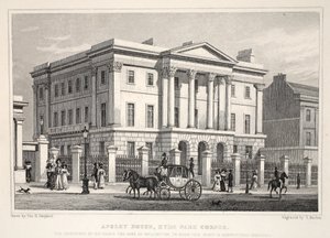 Apsley House, Hyde Park Corner, fra pubben 