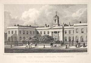 Asylum for Female Orphans, Westminster, fra pubben 