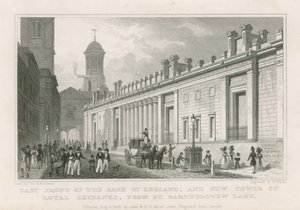 Bank of England, Sir John Soanes fronter af Thomas Hosmer Shepherd