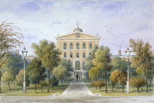 Bridewell fængsel i Tothill Fields, Westminster, London, c1850 af Thomas Hosmer Shepherd