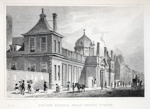 British Museum, Great Russell Street, fra pubben 