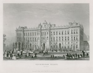 Buckingham Palace af Thomas Hosmer Shepherd