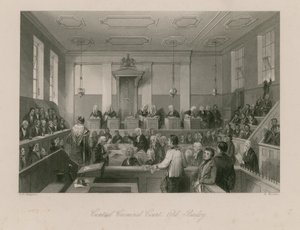 Central Criminal Court, Old Bailey af Thomas Hosmer Shepherd