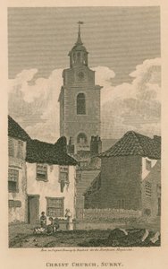 Christ Church, Southwark, Surrey af Thomas Hosmer Shepherd