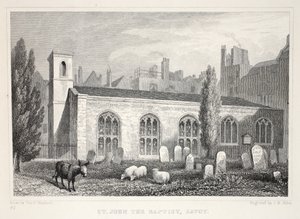 Johannes Døberens kirke, Savoy, fra pubben 