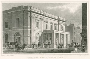 Drury Lane Theatre, London af Thomas Hosmer Shepherd