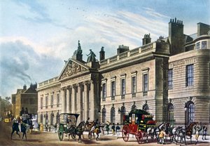East India House, London, 1817 af Thomas Hosmer Shepherd